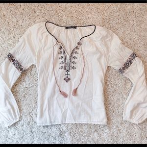 A&F Peasant Top